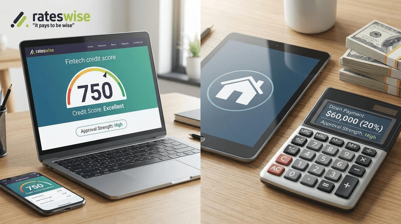 How Do Credit Score and Down Payment Affect Mortgage Approval?